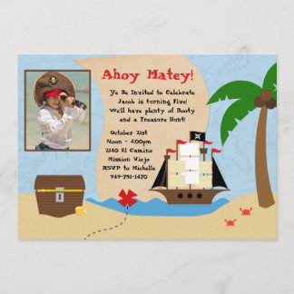 Piraten-Geburtstags-Party Einladung