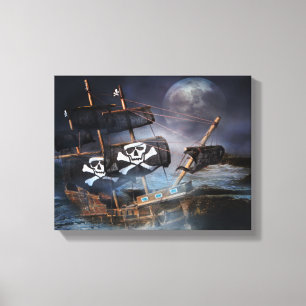 PIRATEN GEISTERSCHIFF LEINWANDDRUCK
