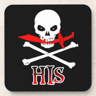 Piraten Getränkeuntersetzer