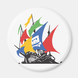 Piraten-Google-Magnet Magnet