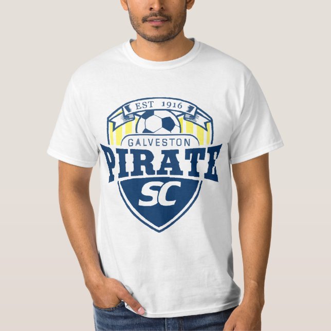 Piraten-großes Logo-T-Shirt T-Shirt (Vorderseite)