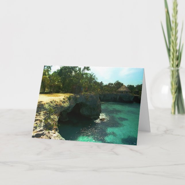 Piraten-Höhlen-Felsen-Haus Karte (Vorderseite)