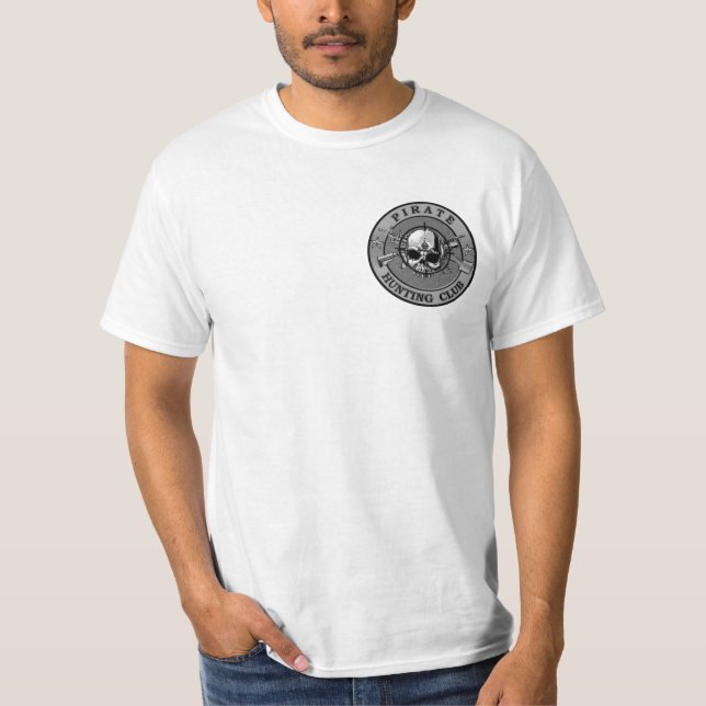 Piraten-Jagd-Verein T-Shirt (Vorderseite)