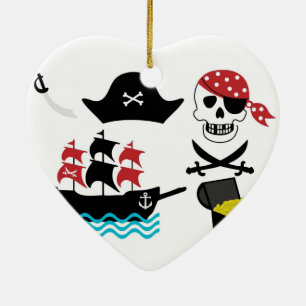 Piraten Keramikornament