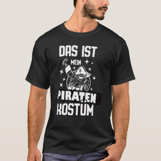 Piraten Kostüm Karneval T-Shirt