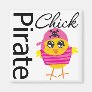 Piraten-Küken Magnet