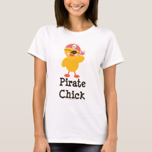 Piraten-Küken-Wecker-T-Shirt T-Shirt