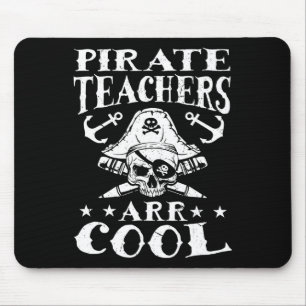Piraten-Lehrer sind Cool - Halloween-Lehrer wie ei Mousepad