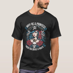Piraten-Mädchen-Kostüm Frauen Halloween-Party Lust T-Shirt