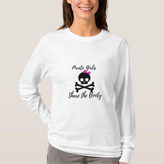 Piraten-Mädchen teilen den Hintern Gasparilla T-Shirt