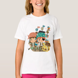 Piraten mit Schatz T-Shirt