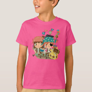 Piraten mit Schatz T-Shirt