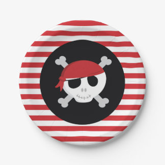 Piraten-PapierTeller Pappteller