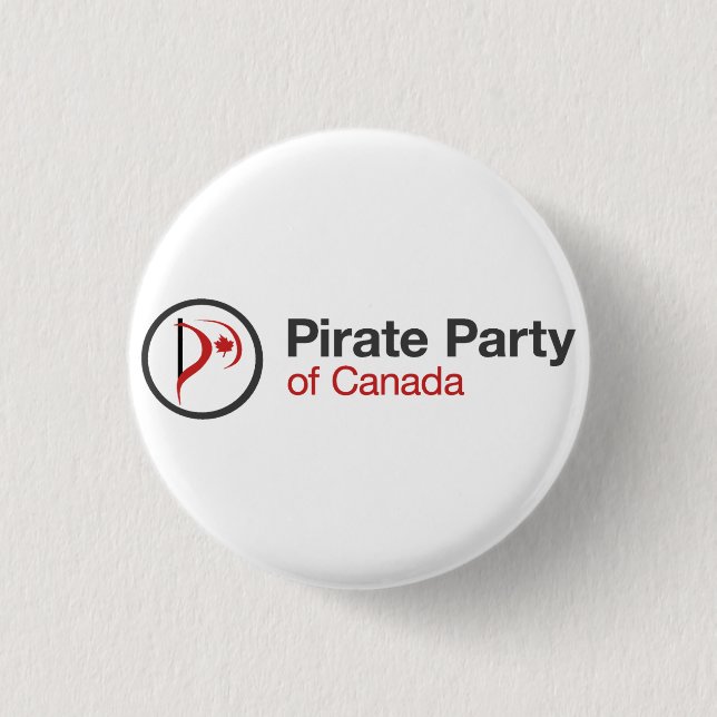Piraten-Party von Kanada Button (Vorderseite)