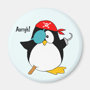 Piraten-Pinguin Magnet