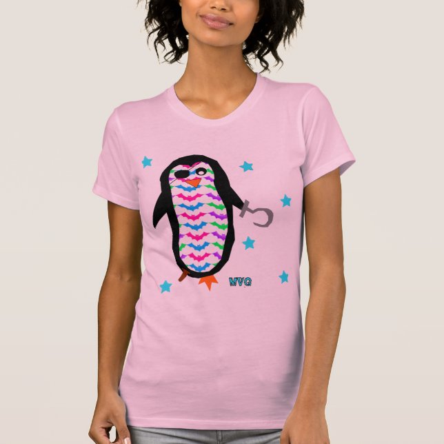 Piraten-Pinguin T-Shirt (Vorderseite)