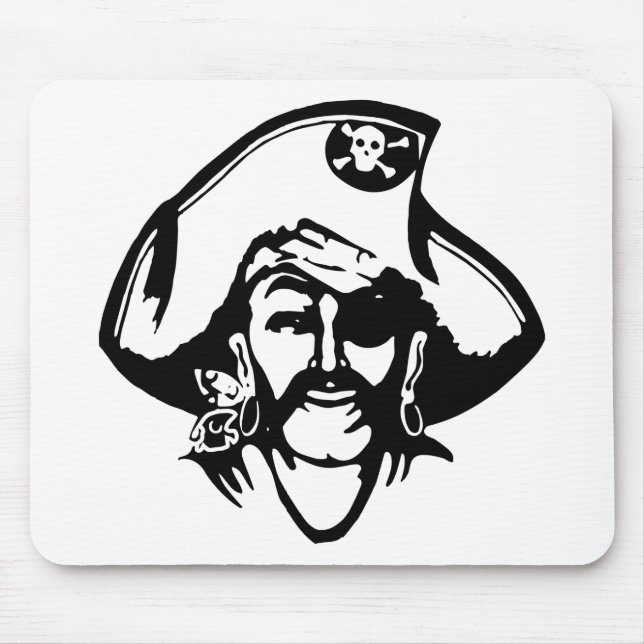 Piraten-Piraten Mousepad (Vorne)