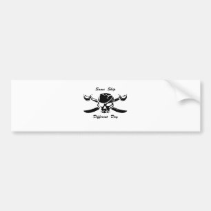 Piraten-Piratenflagge selben versenden Autoaufkleber