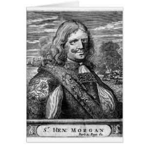 Piraten-Porträt Henrys Morgan