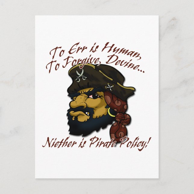 Piraten! Postkarte (Vorderseite)