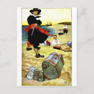 Piraten Postkarte