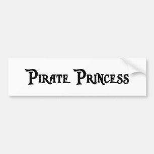 Piraten-Prinzessin Autoaufkleber