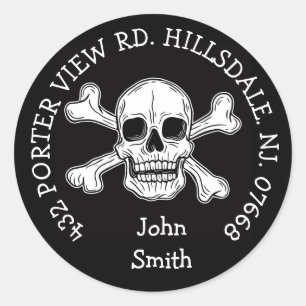 Piraten Runder Aufkleber