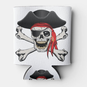 Piraten-Schädel Dosenkühler