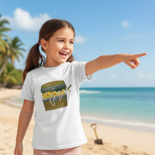Piraten-Schatzkiste mit Juwelen und Schwert T-Shirt