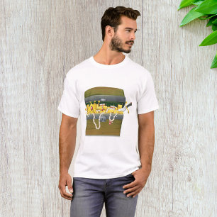 Piraten-Schatzkiste mit Juwelen und Schwert T-Shirt