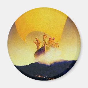 Piraten-Schiff - durch Maxfield Parrish Magnet