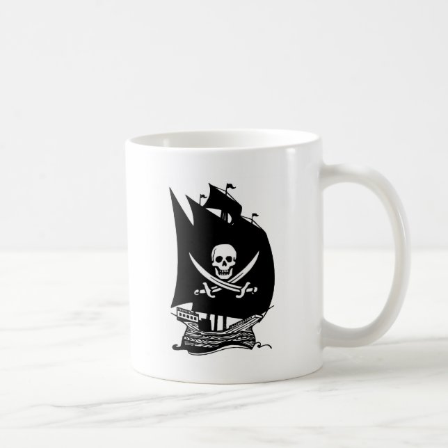 Piraten-Schiff Kaffeetasse (Rechts)