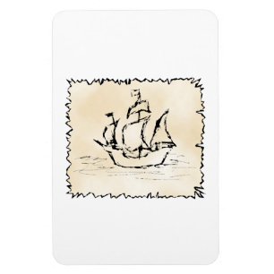 Piraten-Schiff Magnet