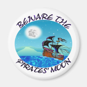 Piraten-Schiffs-Geschenke Magnet