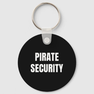 Piraten-Security-Mama-Vater Funny Halloween-Kostüm Schlüsselanhänger