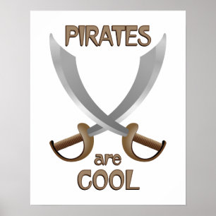 Piraten sind cool poster
