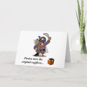 Piraten sind Regifter Feiertagskarte