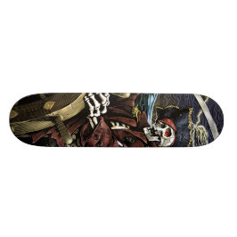 Piraten-Skelett-Skateboard Skateboard