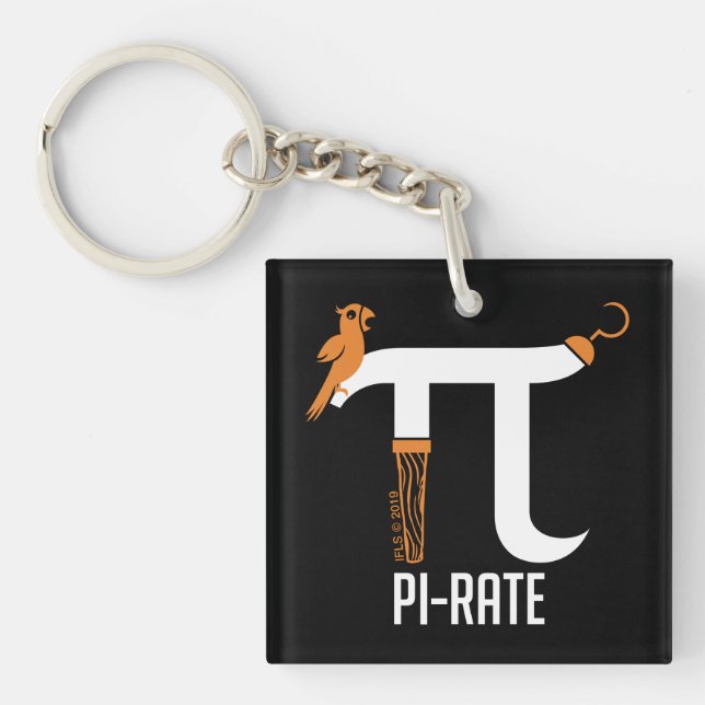 Piraten-Symbol Schlüsselanhänger (Vorderseite)