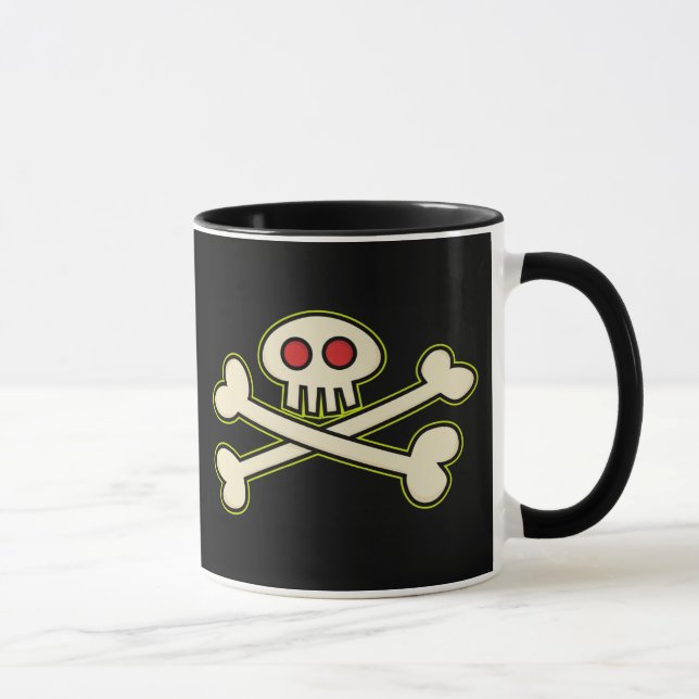 Piraten-Symbol-Tasse Tasse (Rechts)