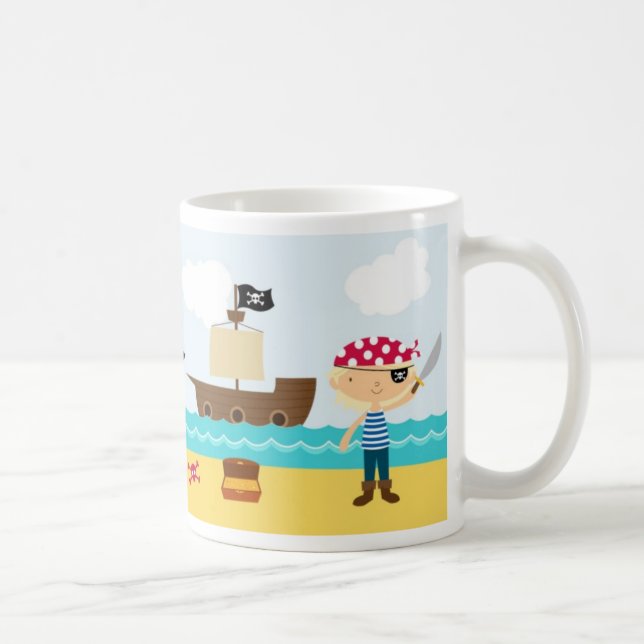 Piraten-Tasse Kaffeetasse (Rechts)