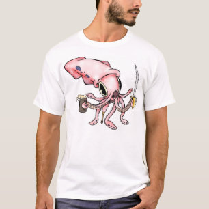 Piraten-Tintenfisch T-Shirt