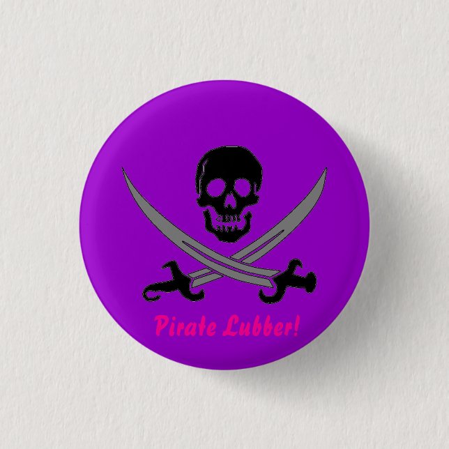 Piraten-Tollpatsch! Button (Vorderseite)
