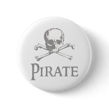 Piraten-Totenkopf mit gekreuzter Knochen