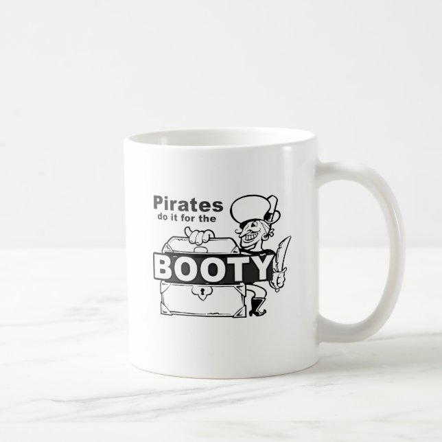 Piraten tun es für den Hintern Kaffeetasse (Rechts)
