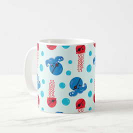 Piratenfisch, Seeteufel, Meerestiere Kaffeetasse
