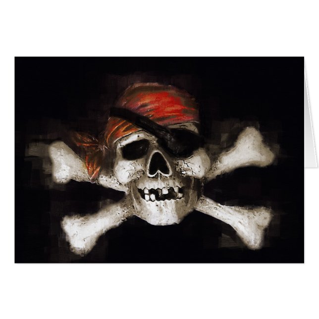 Piratenflagge (Vorderseite (Horizontal))