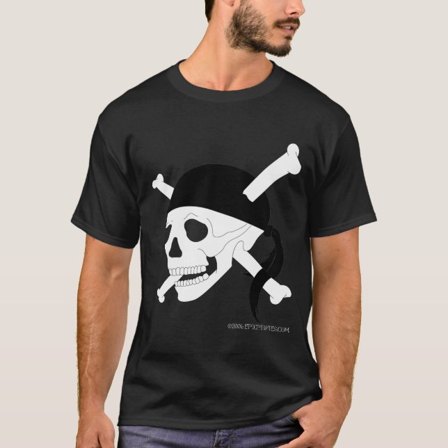 Piratenflagge #1 T-Shirt (Vorderseite)