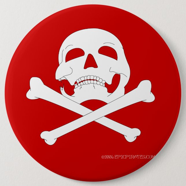 Piratenflagge #4 button (Vorderseite)