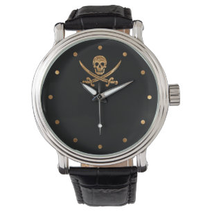 Piratenflagge Armbanduhr